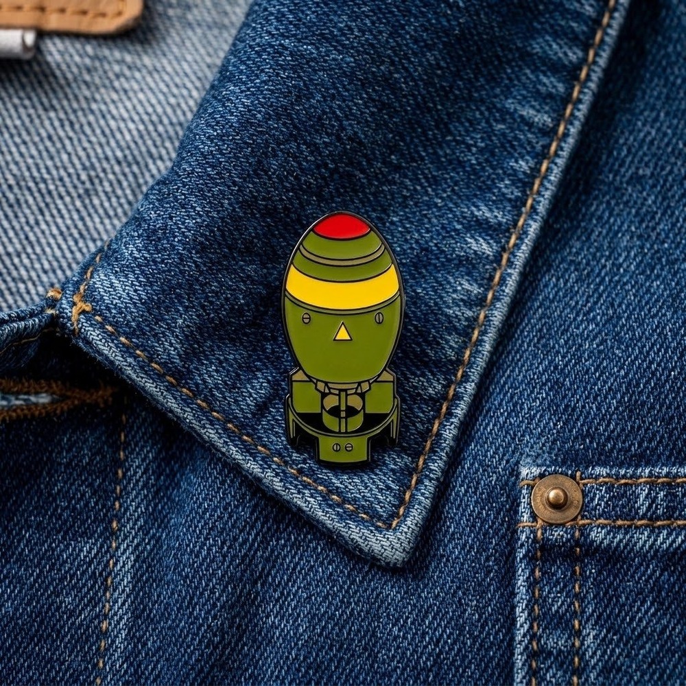Loot Crate Fallout Mini Nuke Enamel Pin June 2016 Dystopia #LOOTPINS Bomb